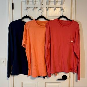 Vineyard Vines | Men’s T-Shirt Bundle,3 Tees, Size L,2 Long-Sleeved, 1 Short-EUC